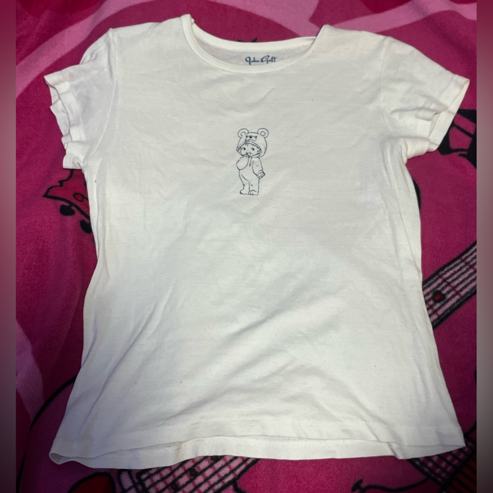 Brandy baby tee with Bear Design - Picture 1 of 2